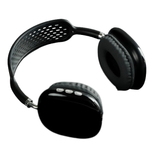 Bezprzewodowe słuchawki nauszne bluetooth Mikrofon Radio Czarne