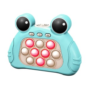 Gra zręcznościowa POP IT antystresowa  sensoryczna FAST PUSH elektryczna ćwiczenie reakcji PODŚWIETLENIE