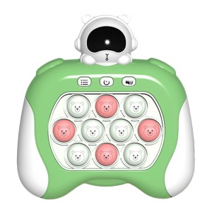 Gra zręcznościowa POP IT antystresowa  sensoryczna FAST PUSH elektryczna ćwiczenie reakcji PODŚWIETLENIE