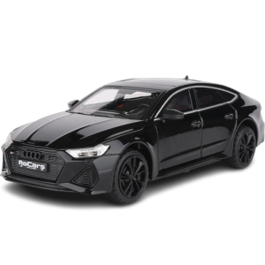 Model samochodu sportowej limuzyny Audi RS7 w skali 1:24 czarny