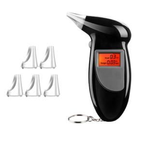Alkomat Samochodowy z wyświetlaczem LCD gadżet + ustniki