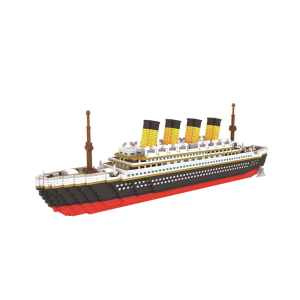Zestaw klocków budowanie dużego statku wycieczkowego 3800 szt