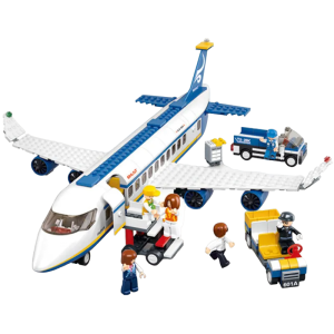 Klocki dla dzieci CITY budowa Samolotu transport 463 szt.