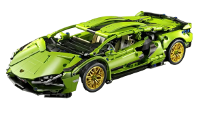 Zestaw Klocki TECHNIC dla dzieci samochód ZIELONE LAMBORGHINI SKALA 1:14 1229 szt