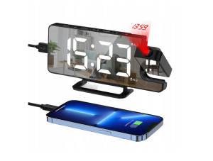 Zegar budzik LOGIT IZOXIS Projektor 17cm