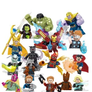 Zestaw minifigurek AVENGERS bohaterowie 16 szt.