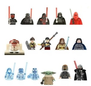 Zestaw postacie minifigurek STAR WARS gwiezdne wojny bohaterowie 16 szt.