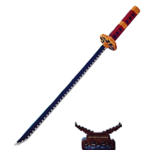 Zestaw klocki Miecz Samurajski ninja 498 szt + stojak