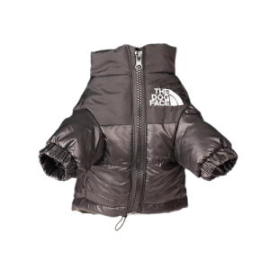 Modna zimowa kurtka dla zwierząt domowych PSA dwukolorowa kamizelka