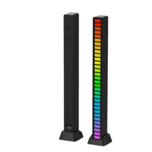 Czarna Listwa 32 LED światła muzyczne RGB lampa dekoracja atmosfera