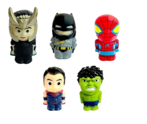 Zestaw zabawka MARVEL dla dzieci PACYNKA na palce AVENGERS figurki 5 szt