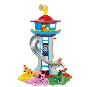 Zestaw zabawka dla dzieci WIEŻA OBSERWACYJNA baza ze zjeżdżalnią PSI PATROL + 6 szt. FIGUREK