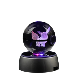 Lampka LED pokeball 3D dekoracja POKEMON anime EEVEE
