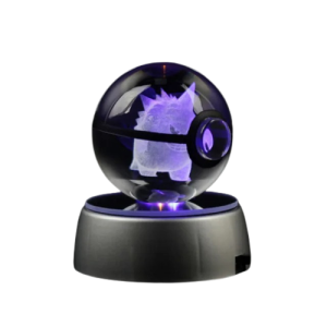 Lampka LED pokeball 3D dekoracja POKEMON anime GENGAR