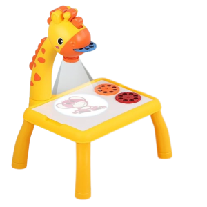 Projektor LED dla dzieci RYSOWANIE na tablicy ŻYRAFA zabawka edukacyjna