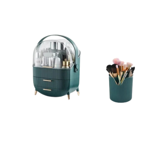 Kuferek pudełko do przechowywania KOSMETYKÓW wodoodporne + pojemniczek