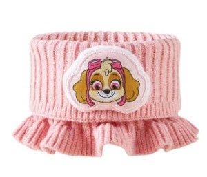 Komin dla dzieci PSI PATROL szalik zimowy różowy SKYE