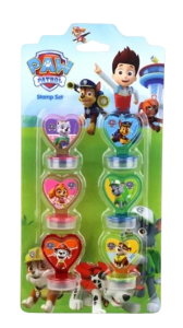 Zestaw STEMPELKÓW dla dzieci PSI PATROL 6 szt.