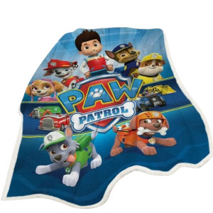 Koc polarowy dla dzieci PSI PATROL pleid