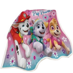 Koc polarowy dla dzieci PSI PATROL pleid