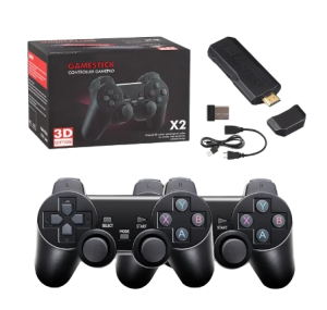 Zestaw Gra Video Dla Dzieci konsola czarna 4000 gier + Pady