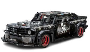 Model samochodu skala 1:12 dla dzieci KEN BLOCK klocki TECHNIC Mustang Hoonicorn 1655 szt.