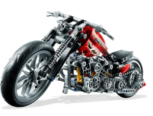 Zestaw klocki dla dzieci motor w skali 1:8 motocykl SPORTSTER 378 szt. 