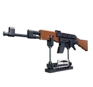 Klocki replika broni model szturmowy AK-47 Karabin Maszynowy 125 szt.