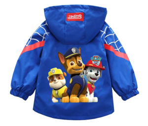  Jesienna Kurtka z kapturem dziecięca PSI PATROL niebieska MARSHALL