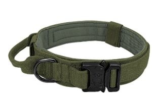 Obroża taktyczna bardzo wytrzymała dla dużych PSÓW solidna