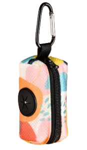 Pojemnik materiałowy podajnik worków na psie odchody + KARABINEK