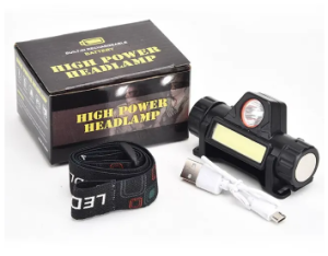 Mocna wodoodporna Latarka czołowa LED akcesoria wędkarskie