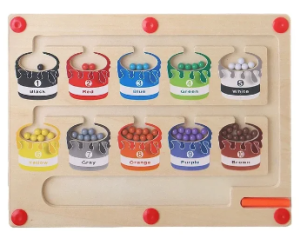 Gra zręcznościowa MONTESSORI dla dzieci zabawka edukacyjna Labirynt Magnetyczny