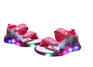 Sandałki dziecięce dla dziewczynki ELSA ze świecąca podeszwą KRAINA LODU rozm.21-30