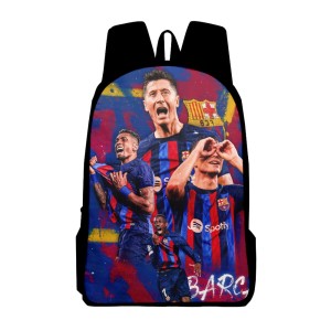 Plecak szkolny dla dzieci MESSI tornister LEWANDOWSKI torba FC BARCELONA