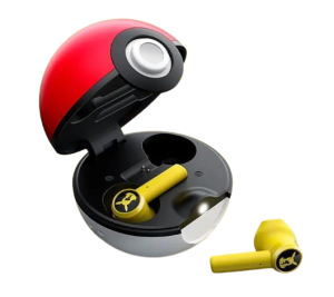 Słuchawki bezprzewodowe POKEMON douszne bluethooth redukcja szumów + Etui Pokeball