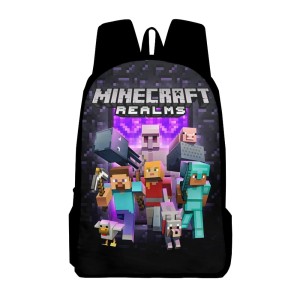 Plecak szkolny dla dzieci MINECRAFT tornister torba usztywnienie CREEPER