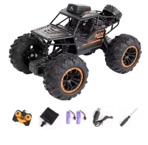 Zestaw samochodzik RC z kamerą MONSTER TRUCK autko na pilota zabawka dla dzieci + Akumulator