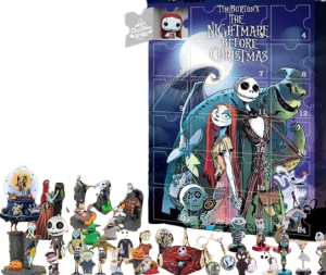 Zabawka dla dzieci Kalendarz Adwentowy MIASTECZKO HALLOWEEN z figurkami