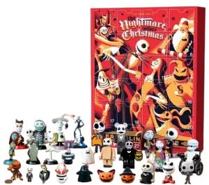 Zabawka dla dzieci Kalendarz Adwentowy MIASTECZKO HALLOWEEN z figurkami