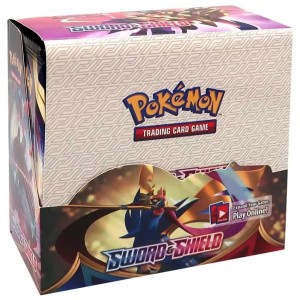 Karty POKEMON dla dzieci Booster Box SWORD and SHIELD 324 szt