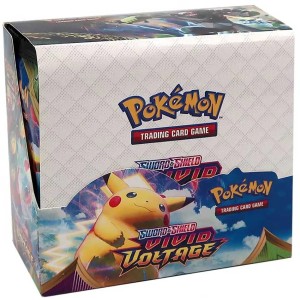 Karty POKEMON dla dzieci Booster Box Vivid Voltage 324 szt