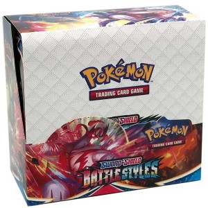 Karty POKEMON dla dzieci Booster Box Battle Styles 324 szt