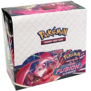 Karty POKEMON dla dzieci Booster Box Sun Moon Fusion Strike 324 szt