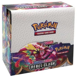 Karty POKEMON dla dzieci Booster Box Sword Shield Rebel Clash 324 szt
