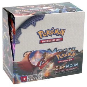Karty POKEMON dla dzieci Booster Box Sun Moon Burning Shadows 324 szt