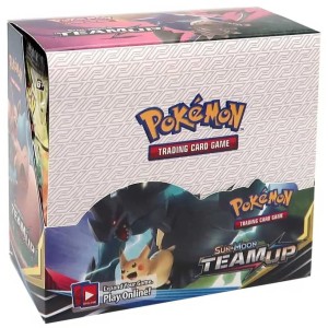 Karty POKEMON dla dzieci Booster Box Sun Moon Team Up 324 szt