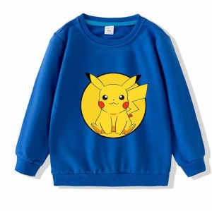Bluza dziecięca 3D UNISEX crewneck POKEMON ubranie Pikachu