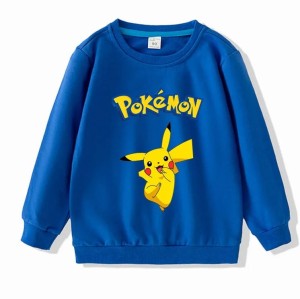 Bluza dziecięca 3D UNISEX crewneck POKEMON ubranie Pikachu