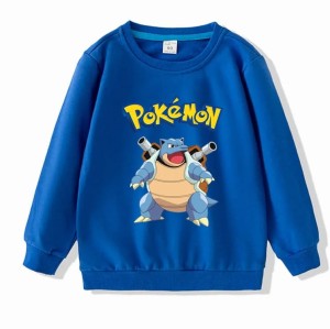 Bluza dziecięca 3D UNISEX crewneck POKEMON ubranie BLASTOISE